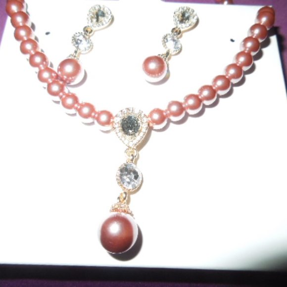 NIB Charter Club Necklace & Earring Set - Picture 5 of 10